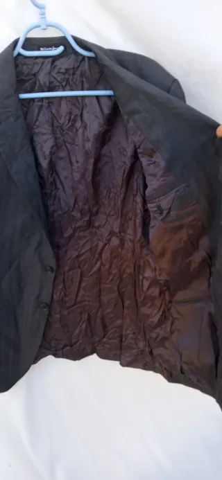 Emidio Tucci Blazer Lana y Seda Talla 52