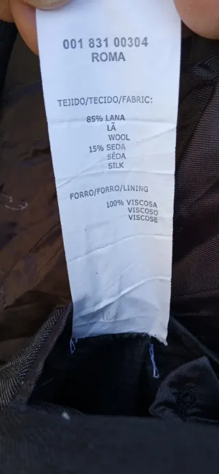 Emidio Tucci Blazer Lana y Seda Talla 52