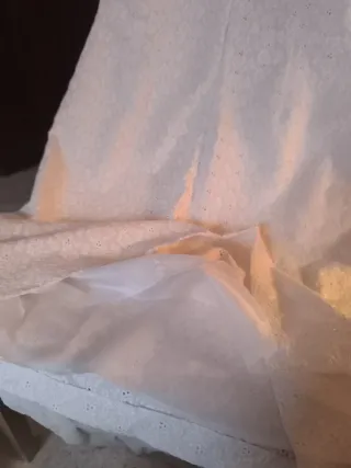 Vestido fiesta blonda forrado Pret a Porter 70