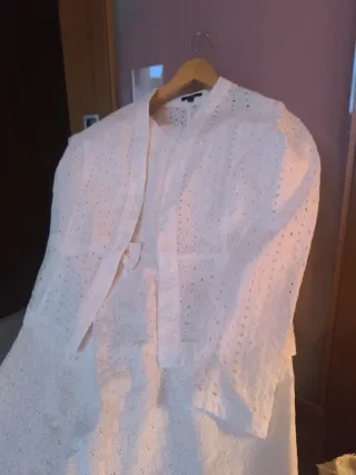 Vestido fiesta blonda forrado Pret a Porter 70