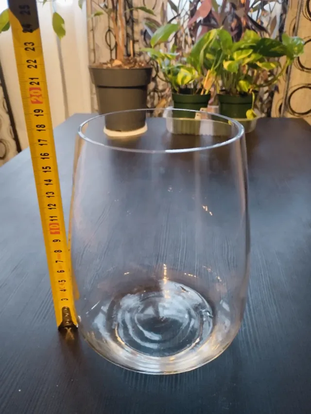 Florero/jarrón de cristal – elegante y versátil