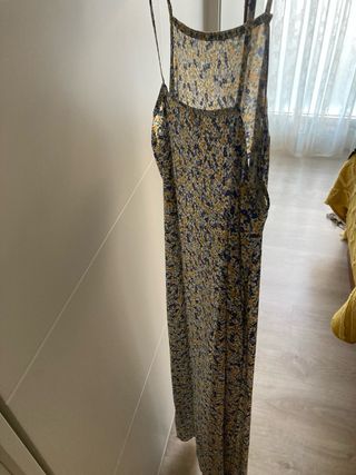 Vestido largo floral tirantes