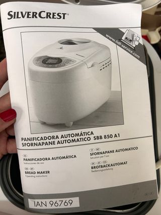 Panificadora Silvercrest SBB 850 A1