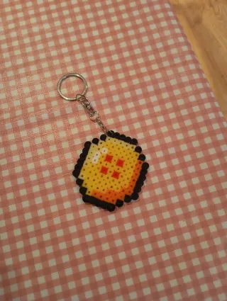 Llavero Hama Beads Bola del Dragón