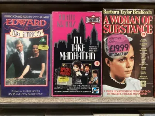 Lote VHS MINISERIES BRITÁNICAS SERIES DE TV RETRO