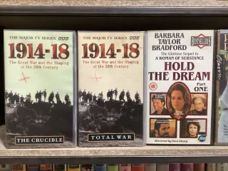 Lote VHS MINISERIES BRITÁNICAS SERIES DE TV RETRO