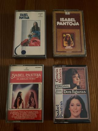 Lote 4 Casetes Isabel Pantoja