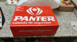 Botas de seguridad Panter negras y azules