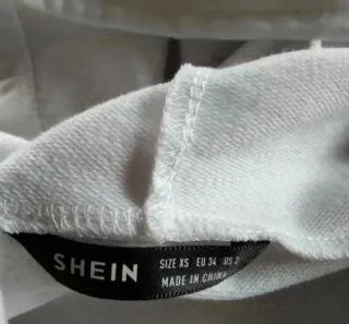 Maglia in cotone con cappuccio Social Distancing