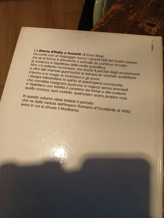 Libro storia dell'Italia a fumetti