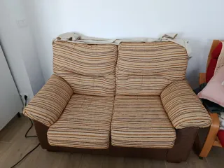 Sofá de 2 plazas de tela