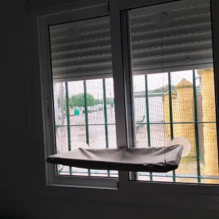 Hamaca para gatos beige