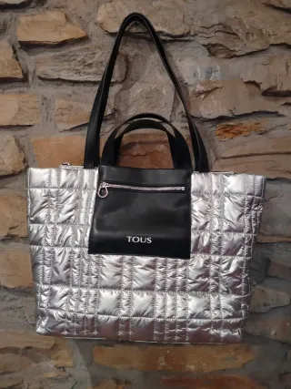 Bolso Tous Capazo Plateado