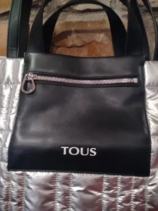 Bolso Tous Capazo Plateado