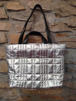 Bolso Tous Capazo Plateado