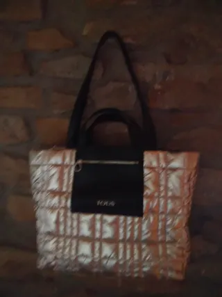 Bolso Tous Capazo Plateado