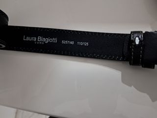 2 cinture uomo pelle e intrecciata elsatica