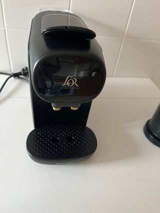 Cafetera L'OR BARISTA Negra+espumador Nespresso