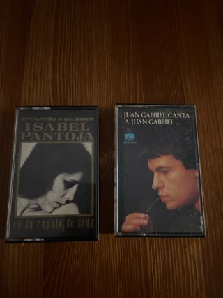 Lote Casetes Isabel Pantoja y Juan Gabriel