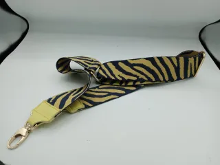 Tracolla zebrata regolabile