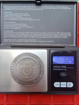 Riconio Ufficiale 1 dollaro Guangxu.