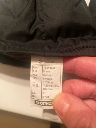 Manoplas de nieve negras