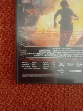 DVD Rambo 2 La Vendetta Sylvester Stallone