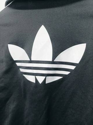 Chaqueta Adidas Firebird Vintage Negra Plata