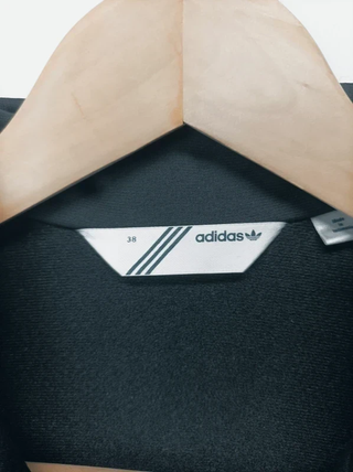 Chaqueta Adidas Firebird Vintage Negra Plata