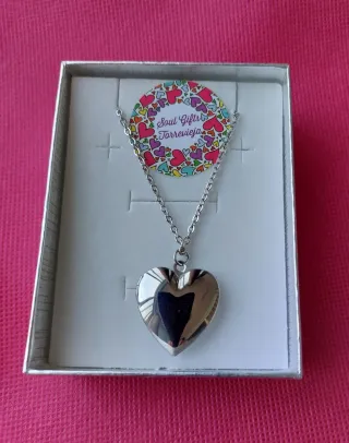 Colgante Corazón Acero para Fotos