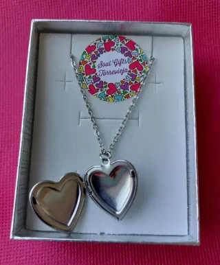 Colgante Corazón Acero para Fotos