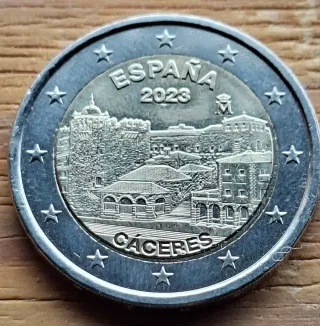 Moneda 2€ España Cáceres 2023