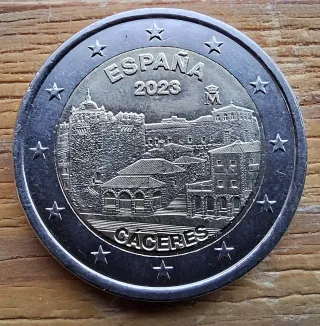 Moneda 2€ España Cáceres 2023