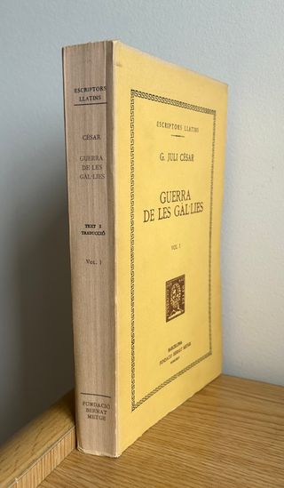 Guerra de les Gàl.lies. Bilingüe català-llatí