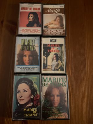 Lote 6 Cassettes Marifé de Triana