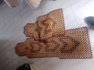 Fundas Asiento Coche Bolitas Madera