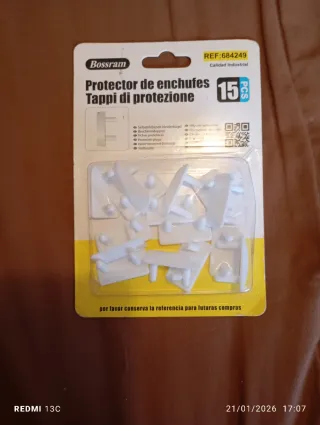 15 Protectores de Enchufes Bossram