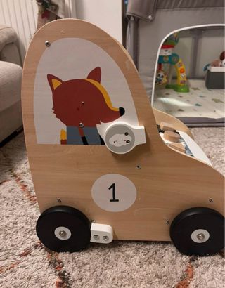 Andador de madera para bebés