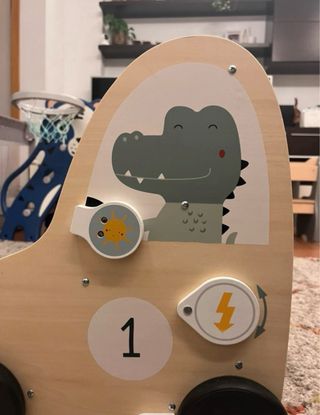 Andador de madera para bebés