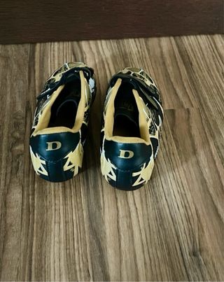 Botas ciclismo doradas y negras T37