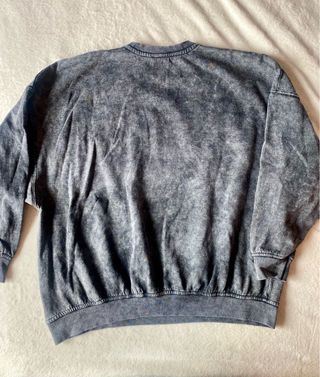 Sudadera Mulan Gris Jaspeado S Oversize