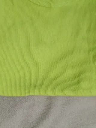 Top Zara Amarillo neon Talla XS