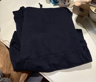 Sudadera básica negra azulada Springfield Talla L