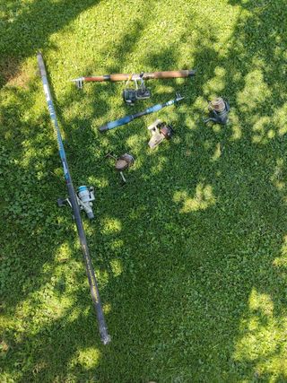 Cañas pesca y carretes