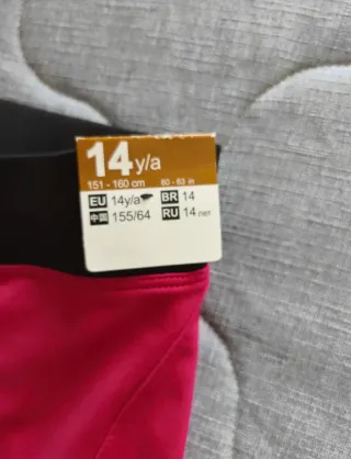 Leggings Domyos fucsia nuevos con etiqueta