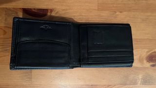 Cartera Piel Dockers Negra