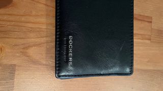 Cartera Piel Dockers Negra