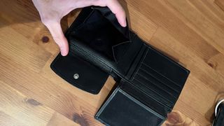 Cartera Piel Dockers Negra