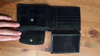 Cartera Piel Dockers Negra