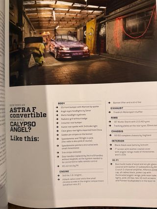 Revista Ramp Opel coche vintage